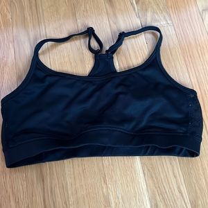 Black Racer Back Bra